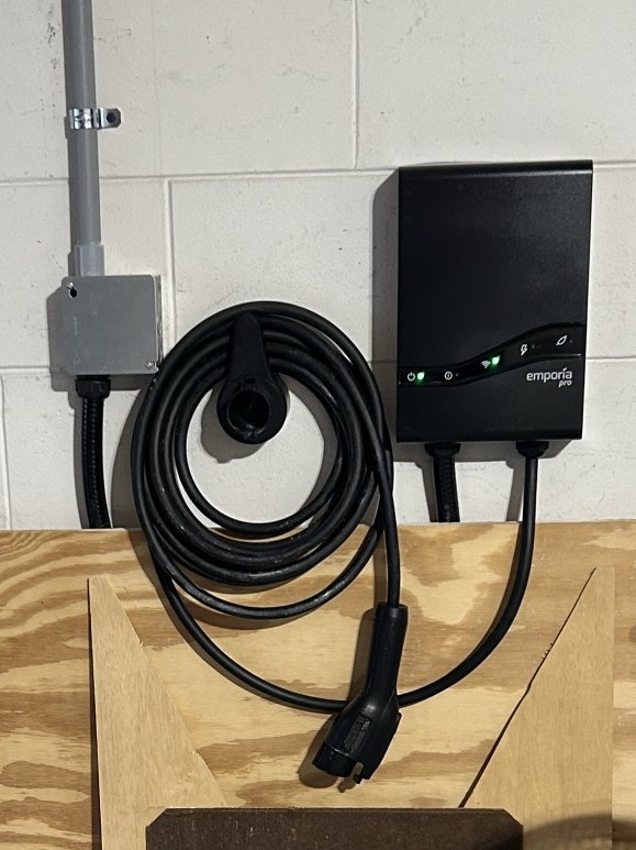 Home EV charger installed by Robinson E Electric
