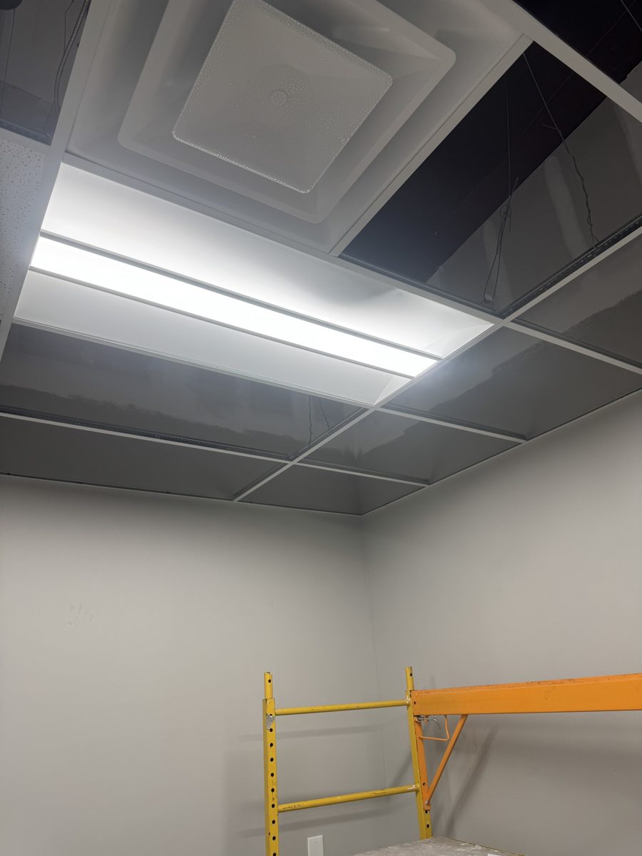 Commercial lighting install by Robinson E Electric