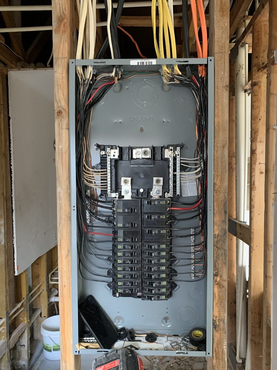 Panel installation by Robinson E Electric